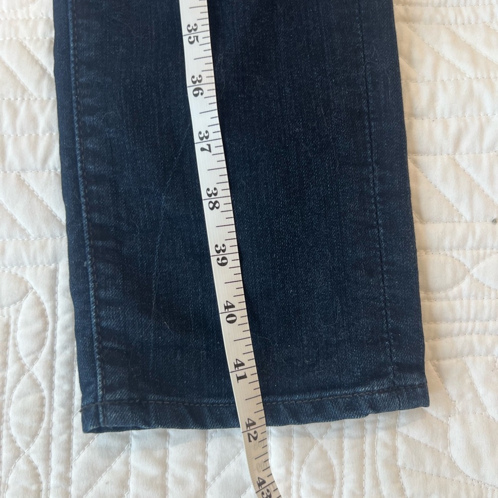 7 For All Mankind Dark Blue Skinny Jeans - Picture 8 of 8
